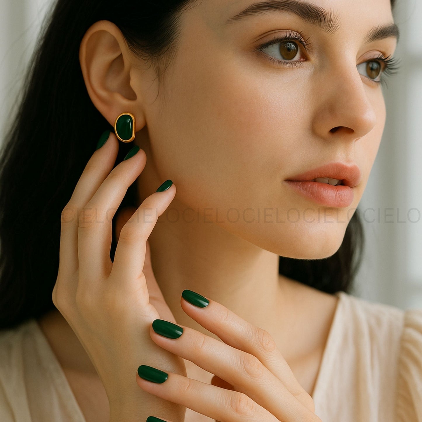 Velvet Gem Studs