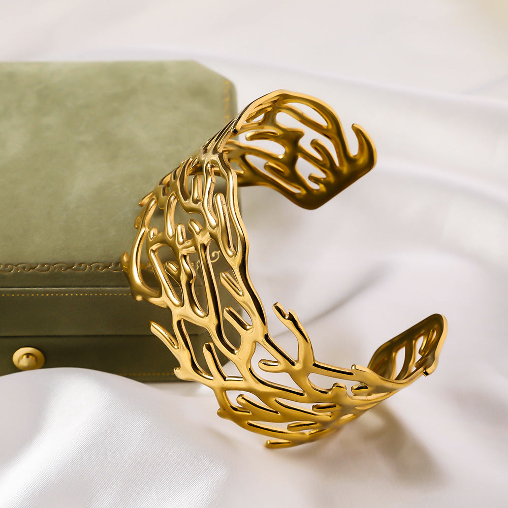 Coral Bloom Cuff