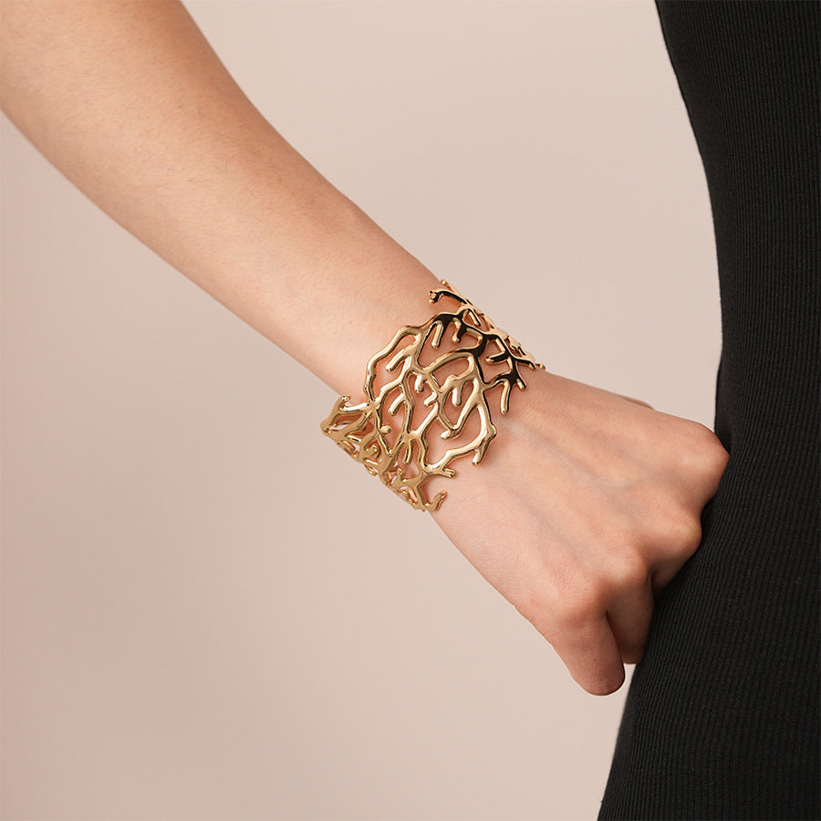 Coral Bloom Cuff