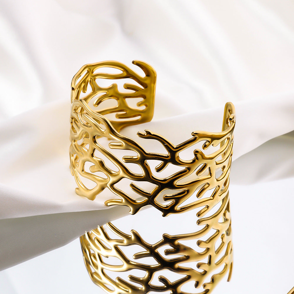 Coral Bloom Cuff