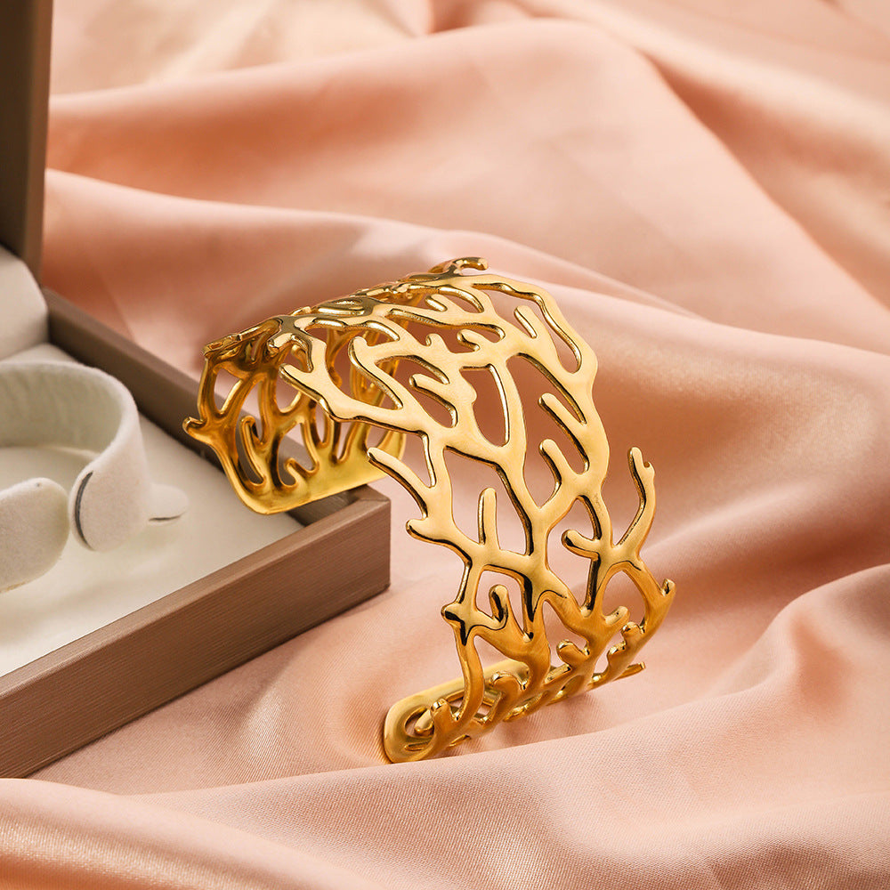 Coral Bloom Cuff