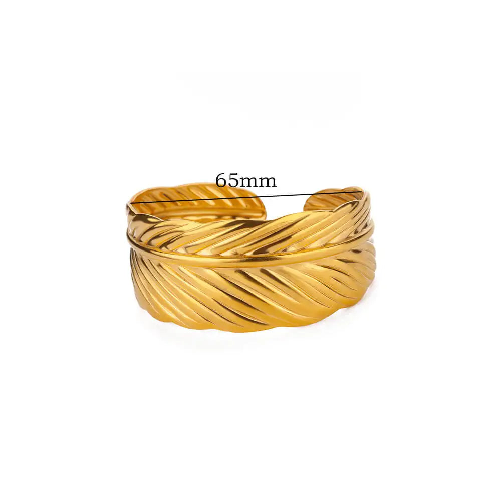 Gilded Leaf Cuff
