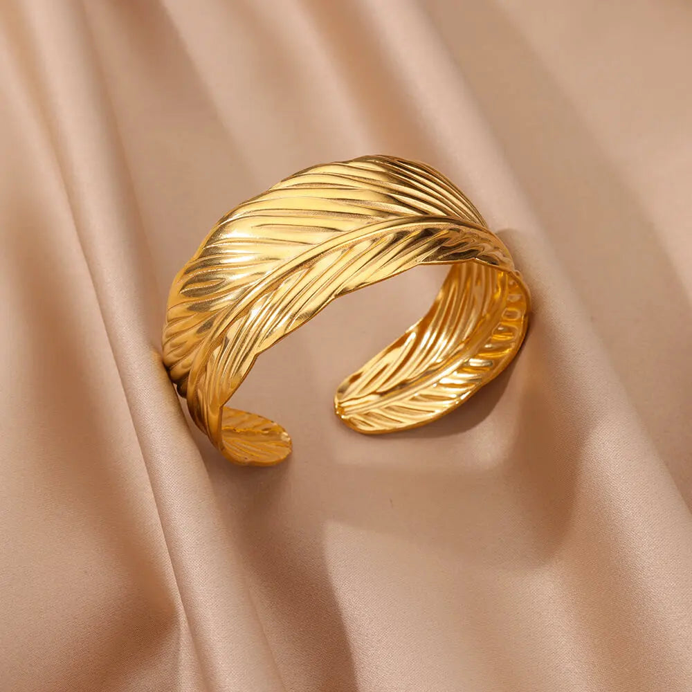 Gilded Leaf Cuff