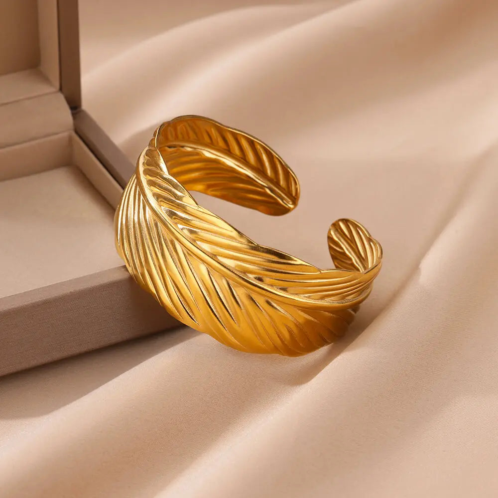 Gilded Leaf Cuff