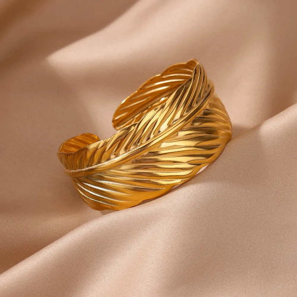 Gilded Leaf Cuff