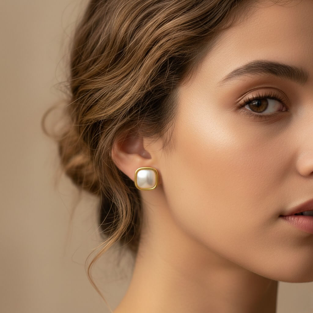 Luna Pearl Studs