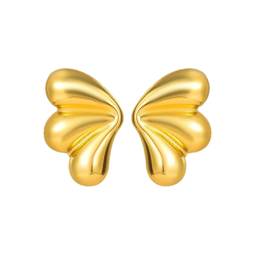 Golden Flutter Studs