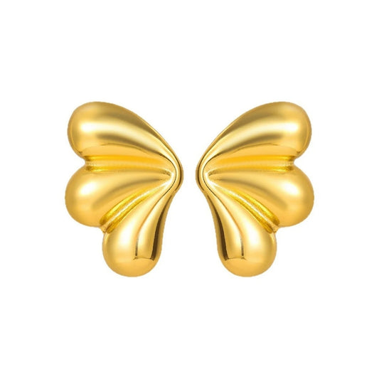 Golden Flutter Studs
