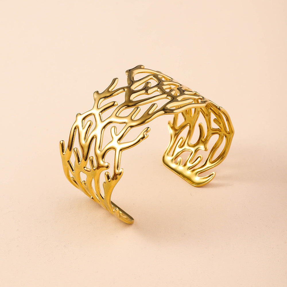 Coral Bloom Cuff