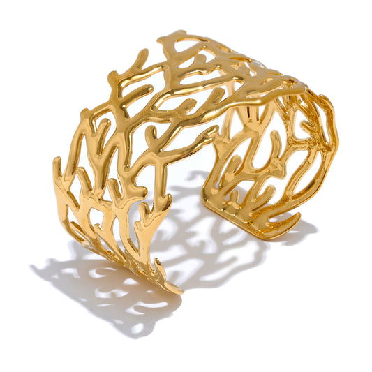 Coral Bloom Cuff
