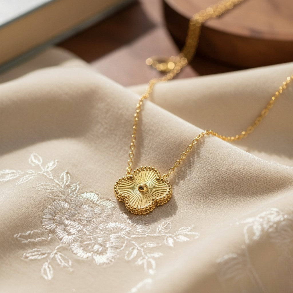 Gold Clover Necklace